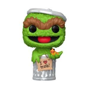 Sesame Street Pop! Tv Vinile Figura Oscar The Grouch 9 Cm Funko