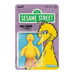 Sesame Street Reaction Action Figura Wave 03 Big Bird 10 Cm Super7