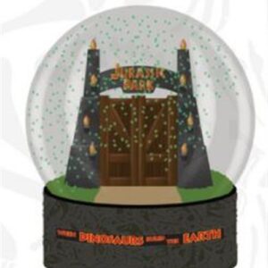Sgjp02 - Jurassic Park - Snow Globe (65mm) - Jurassic Park (gates) Gadget