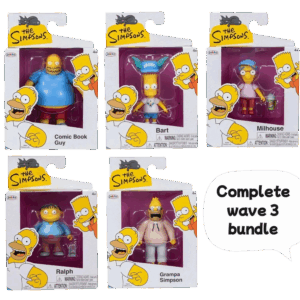 Simpsons Mini Figure Wave 3 Box 8 pz 6 Cm Jakks Pacific