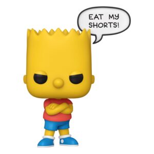 Simpsons Pop! Sayings Vinile Figura Bart 9 Cm Funko