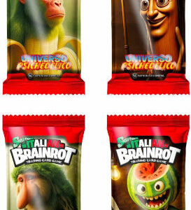 SKIFIDOL ITALIAN BRAINROT UNIVERSO PSICHEDELICO BOX 24 BUSTE ALTRI BRAND - CARTE DA GIOCO/COLLEZIONE