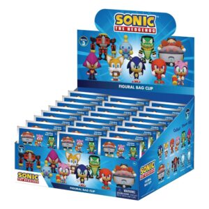 Sonic - The Hedgehog 3d Pvc Bag Clips Series 3 Con Figure Int.