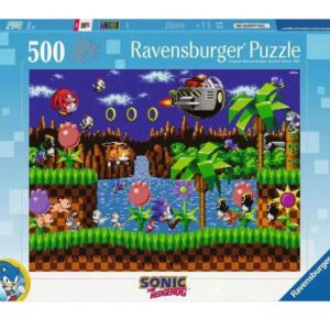 Sonic - The Hedgehog Jigsaw Puzzle Classic Sonic (500 Pezzi) Ravensburger