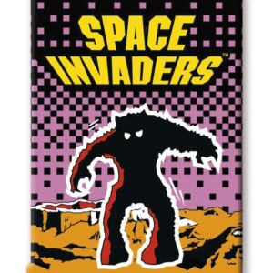 SPACE INVADERS MOON FLAT MAGNET Magneti Aquarius Ent