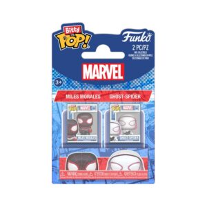 Spider-man Bitty Pop! Vinile Figura 2-pack Milesm&sgwen 2,5 Cm Funko