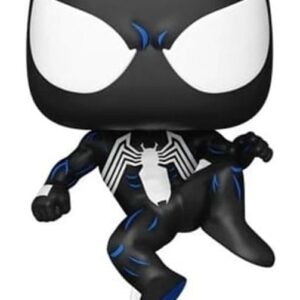 Spider-man Pop! Marvel Vinile Figura Black Suit Spidey 9 Cm Funko