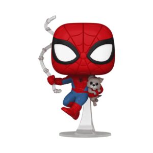 Spider-man Pop&buddy! Movies Vinile Figures Spidey W/sandwich(dog) 9 Cm Funko