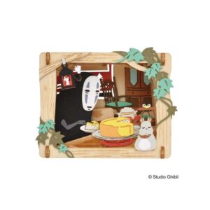 SPIRITED AWAY NO FACE WOOD PAPER THEATER 3d Poster Studio Ghibli
