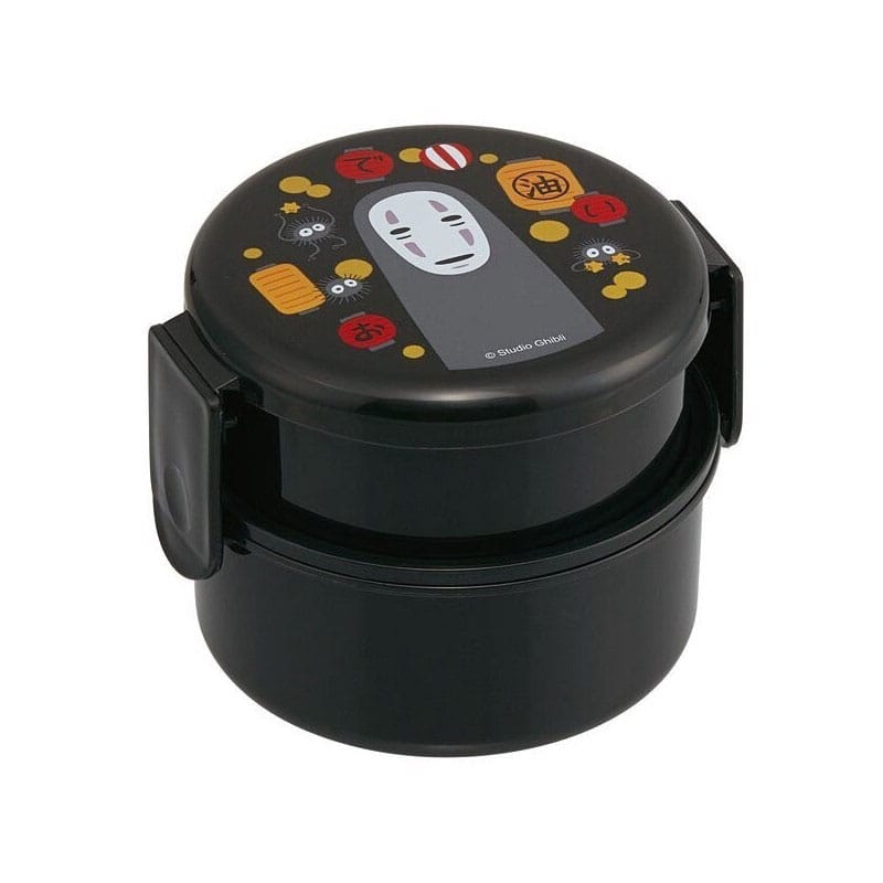 Spirited Away Two Layer Round Shape Contenitore Per Il Pranzo No Face & Lantern Skater