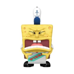 Spongebob Squarepants 25th Anniversary Pop! Vinile Figura Sb W/pizza 9 Cm Funko