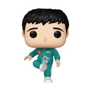 Squid Game Pop! Television Vinile Figura Player 456 Seong Gi-hun (kicking Jegi) 9 Cm Funko