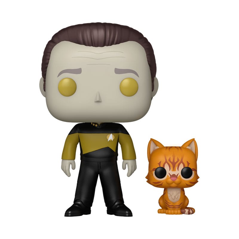 Star Trek Pop!&buddy Tv Vinile Figura Stnxtgen- Data W/spot 9 Cm Funko