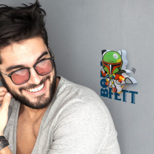 Star Wars Boba Fett 3d Light Fx Mini Lampada 3d Light Fx