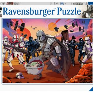 Star Wars Jigsaw Puzzle The Manddalorian: Face-off (200 Pezzi) Ravensburger