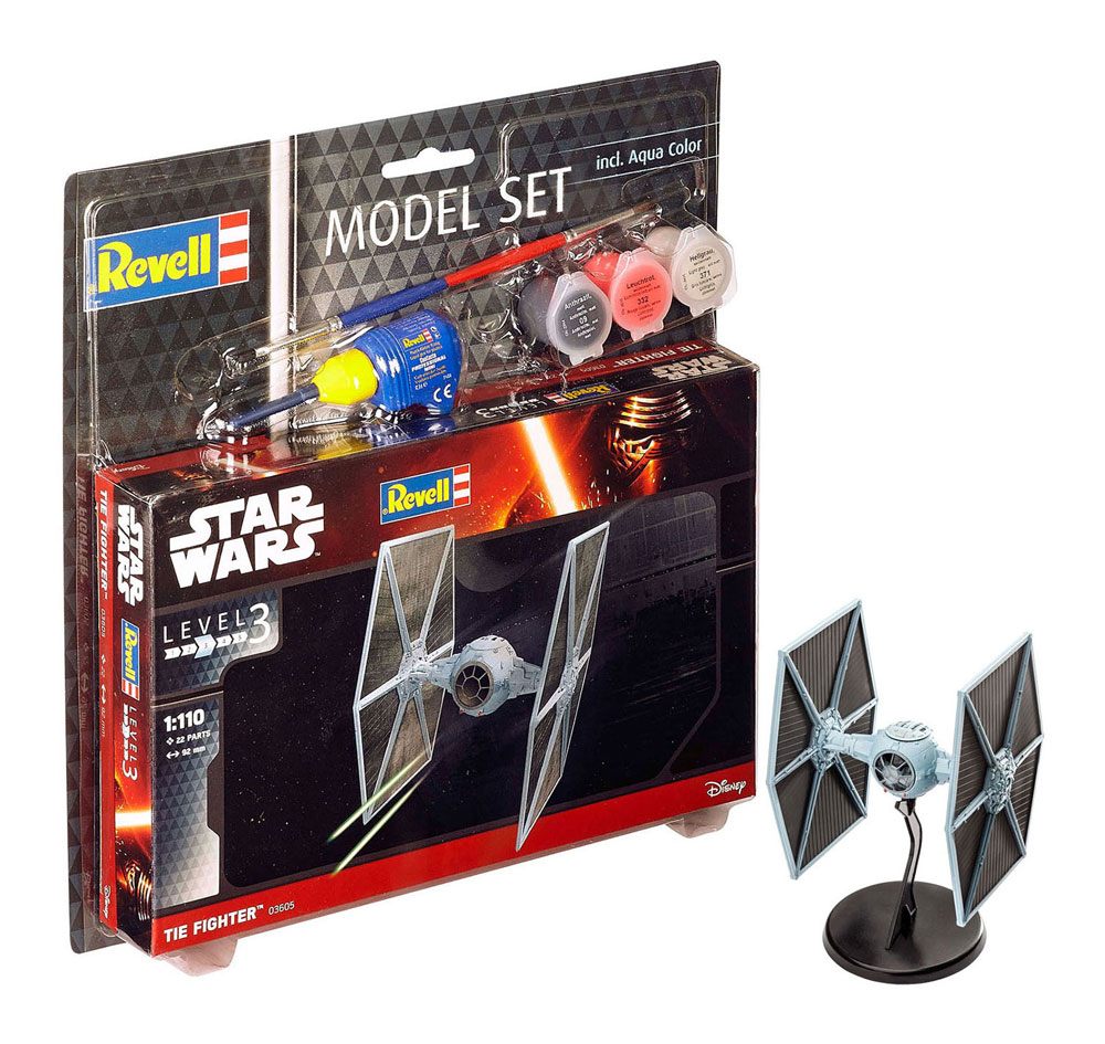 Star Wars Model Kit 1/110 Model Set TIE Fighter 9 Cm Revell