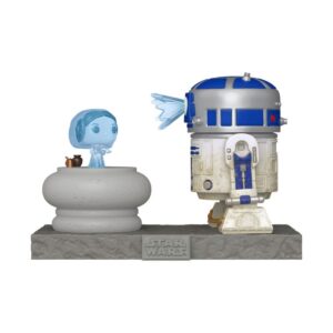 Star Wars Pop! Deluxe Vinile Figura R2d2 W/leia 9 Cm Funko