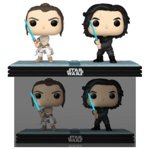 Star Wars Pop! Movie Moments Vinile Bobble-head 2-pack Kylo & Rey 9 Cm Funko