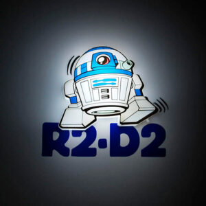 Star Wars R2-d2 3d Light Fx Mini Lampada 3d Light Fx