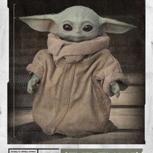 Star Wars The Mandalorian Poster Pack Wanted The Bambino 61 X 91 Cm (5) Pyramid International