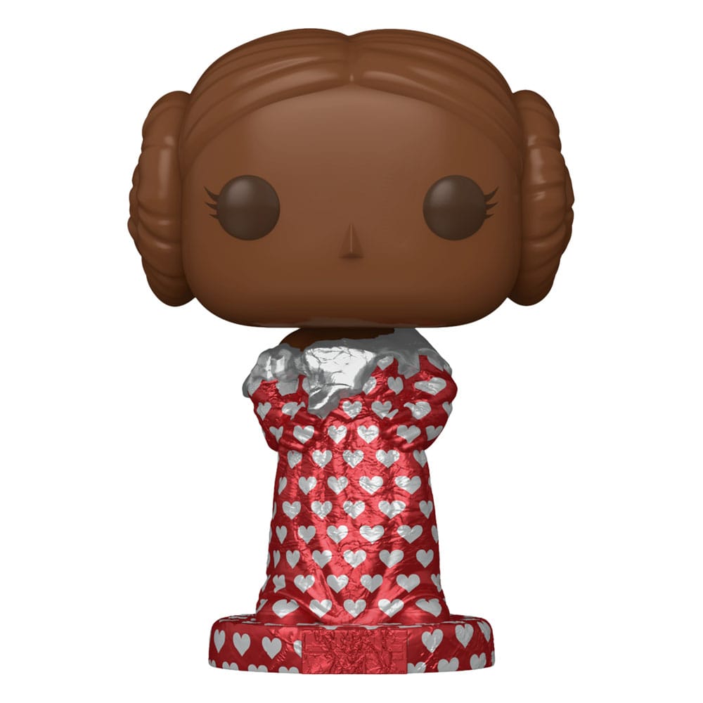 Star Wars Valentines Pop! Vinile Figura Leia (val Choc) 9 Cm Funko