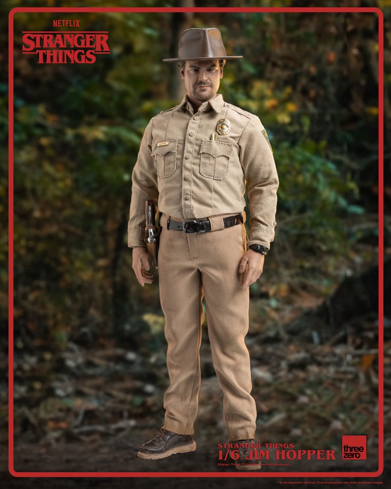 Stranger Things Action Figura 1/6 Jim Hopper (season 1) 32 Cm Threezero