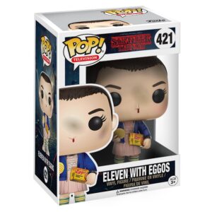 Stranger Things Pop! Tv Vinile Figures Eleven Con Eggos 9 Cm Funko
