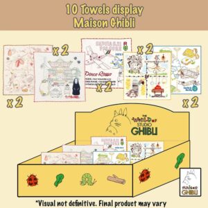 Studio Ghibli Mini Towels 25 X 25 Cm Display (10) Marushin