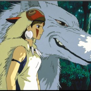 STUDIO GHIBLI PRINCESS MONONOKE WOOD PANEL POSTER