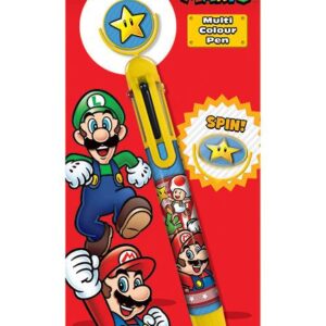 Super Mario Multicoloured Pen Burst Pyramid International