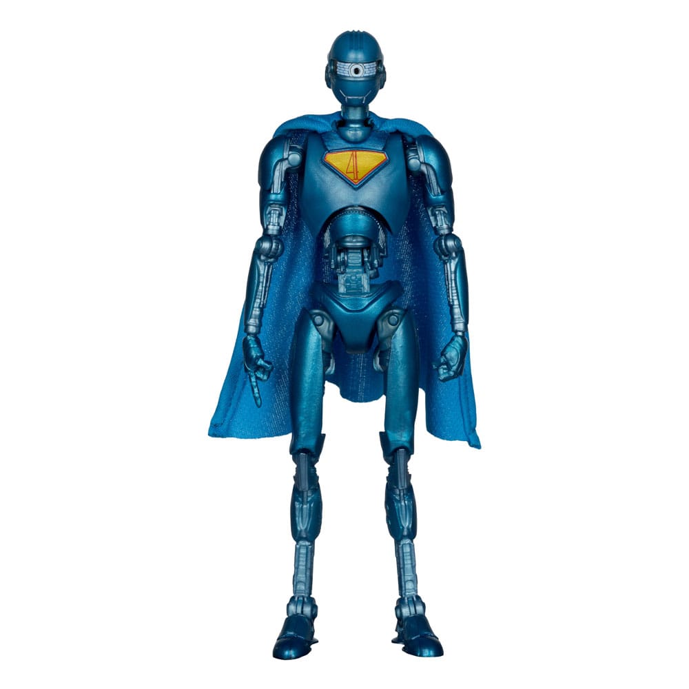 Superman (2025) Deluxe Action Figure Superman Robot Red Platinum Edition 18 Cm