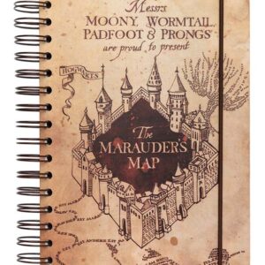 TACCUINO A5 HARRY POTTER MAPPA GADGET