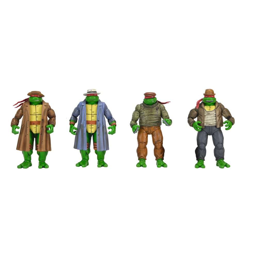Tartarughe Ninja Action Figura 4 Pack Gangster Turtles 18 Cm Neca