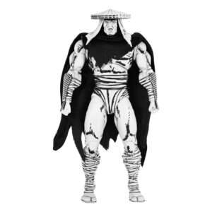 Tartarughe Ninja Action Figura Foot Assassin Black E White 18 Cm Neca