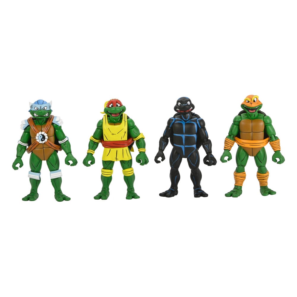 Tartarughe Ninja (archie Comics) Action Figures 4-pack Stump Wrestling Turtles 18 Cm Neca