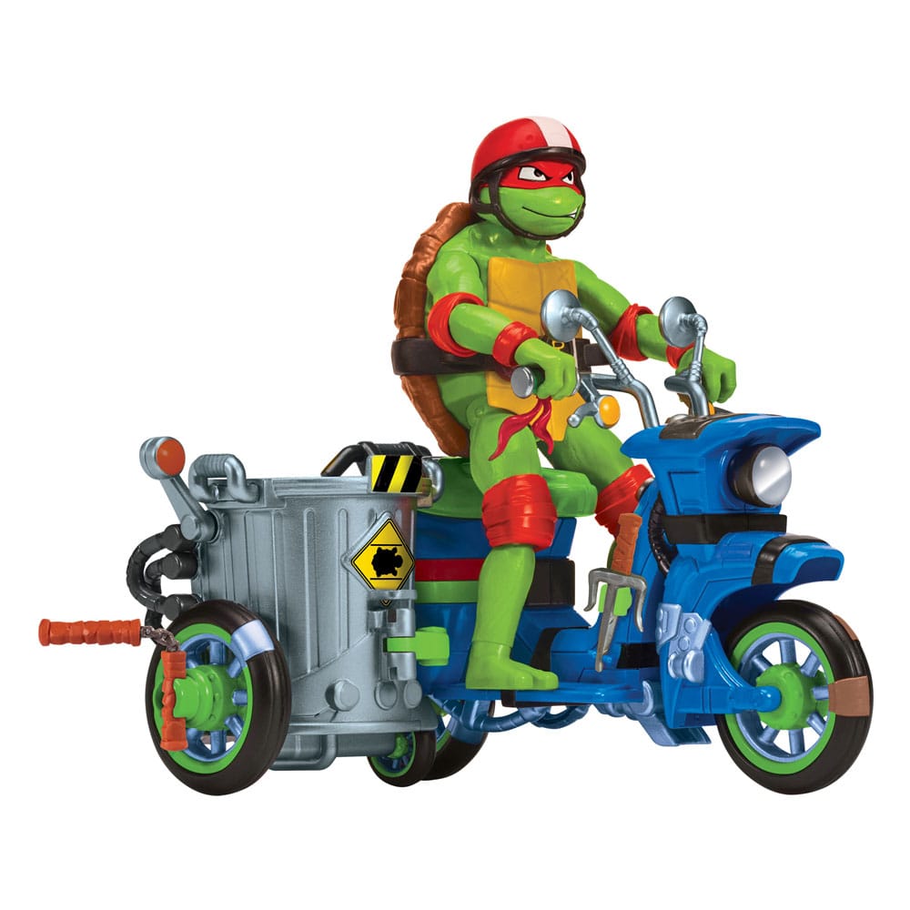 Tartarughe Ninja: Mutant Mayhem Action Figura Raphael & Scooter Con Sidecar 11 Cm Playmates