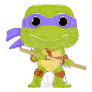 Tartarughe Ninja Pop! Enamel Spilla Donatello 10 Cm Funko