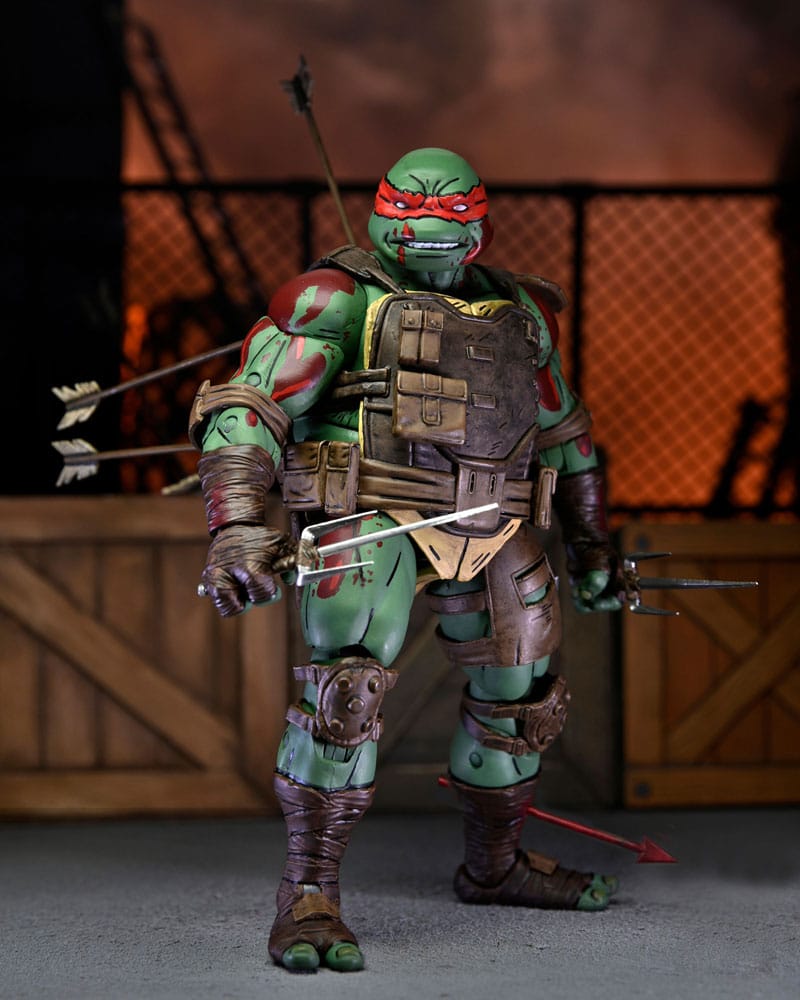 Tartarughe Ninja The Last Ronin Action Figura Ultimate First To Fall Raphael 18 Cm Neca