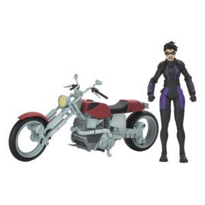 Tartarughe Ninja (the Last Ronin The Lost Years) Action Figura Casey Marie Con Last Ronin Motorcycle 18 Cm Neca