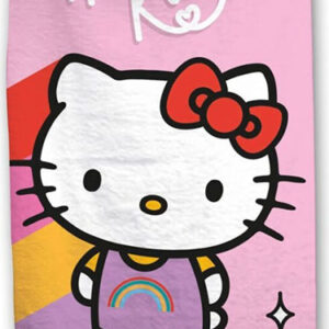 Telo Mare Poliestere Hello Kitty Arcobaleno 70x140cm Hello Kitty - Accessori