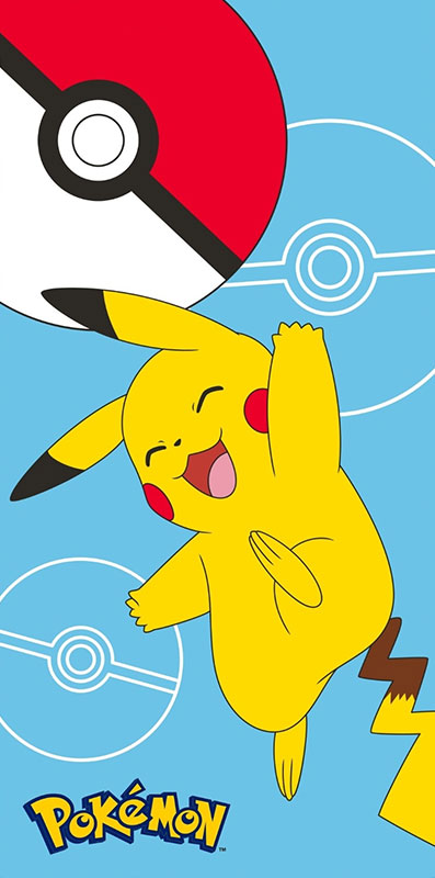 TELO MARE POLIESTERE POKEMON PIKACHU 70X140CM POKEMON - ACCESSORI