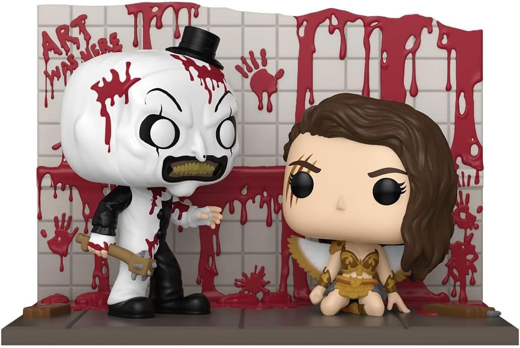 Terrifier 2 Pop Moments Vinile Figures Art Vs Sienna 9 Cm Funko