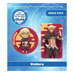 That Time I Got Reincarnated As A Slime Spilla Badges 2-pack Veldora Human Form Popbuddies
