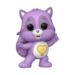 The Care Bears Pop! Animation Vinile Figura Bright Heart Raccoon 9 Cm Funko