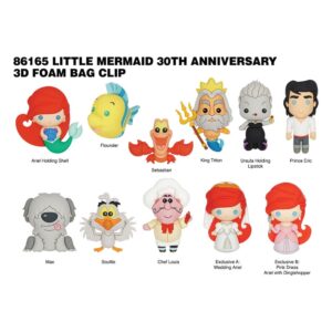 The Little Mermaid 3d Pvc Bag Clips Series 1 Con Figure Int.