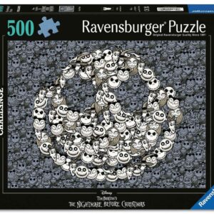 The Nightmare Before Natale Challenge Jigsaw Puzzle King Of Fright (500 Pezzi) Ravensburger