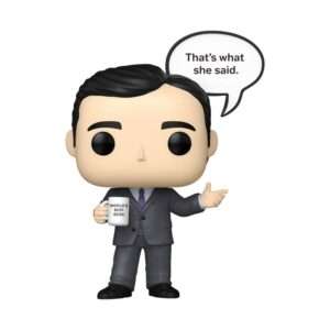 The Office Pop! Sayings Vinile Figura Michael 9 Cm Funko