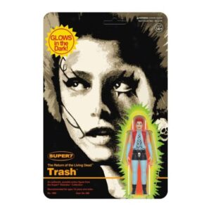 The Return Of The Living Dead Reaction Action Figura Wave 04 Trash (monster Glow) 10 Cm Super7
