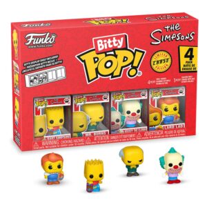 The Simpsons Bitty Pop! Vinile Figura 4-pack Series 1 2 Cm Funko