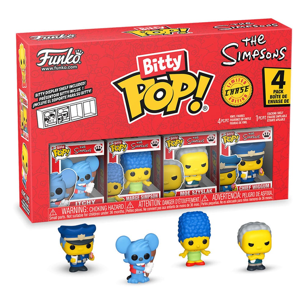 The Simpsons Bitty Pop! Vinile Figura 4-pack Series 2 2 Cm Funko